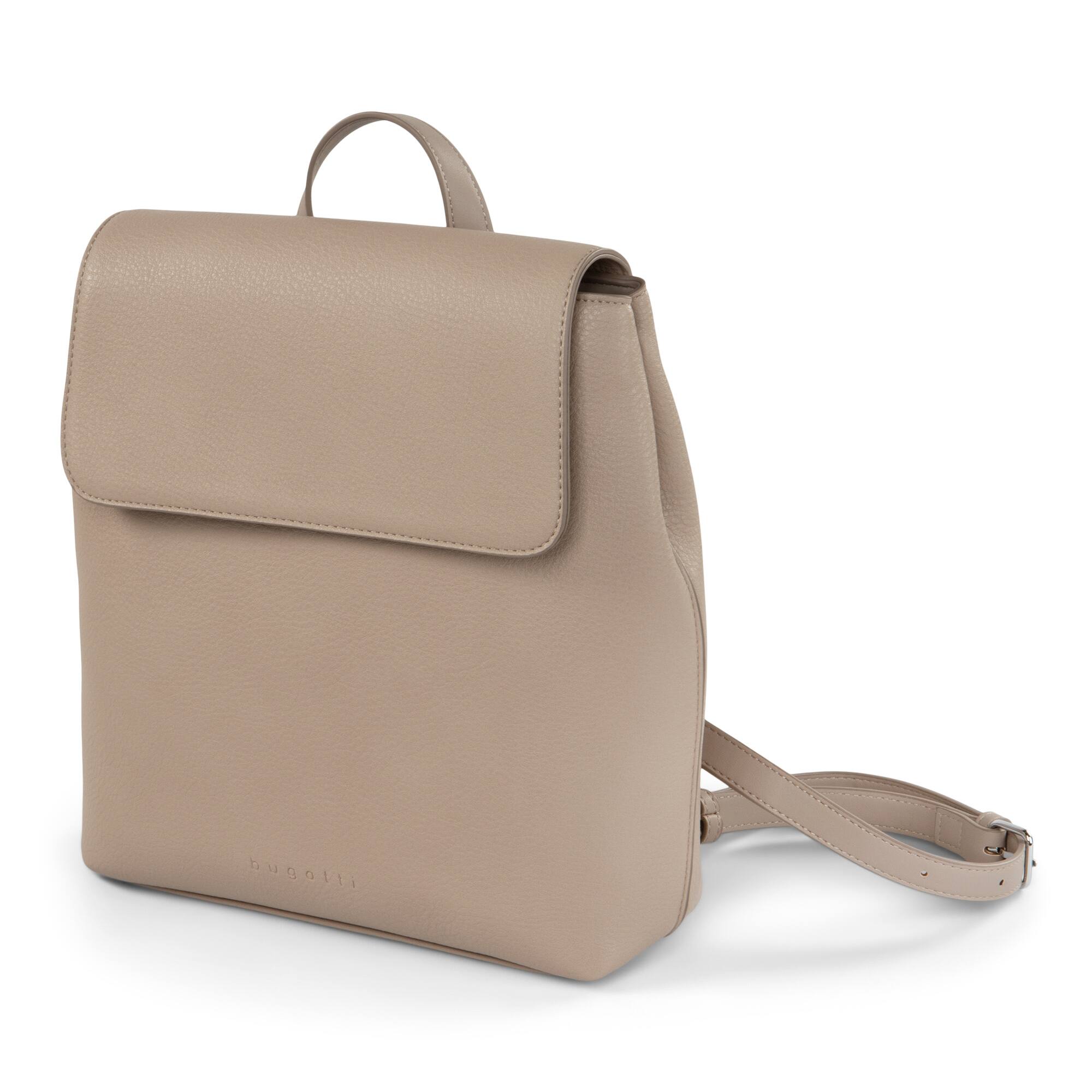 Front. Bugatti - Opera Women's Backpack bag - Taupe.
