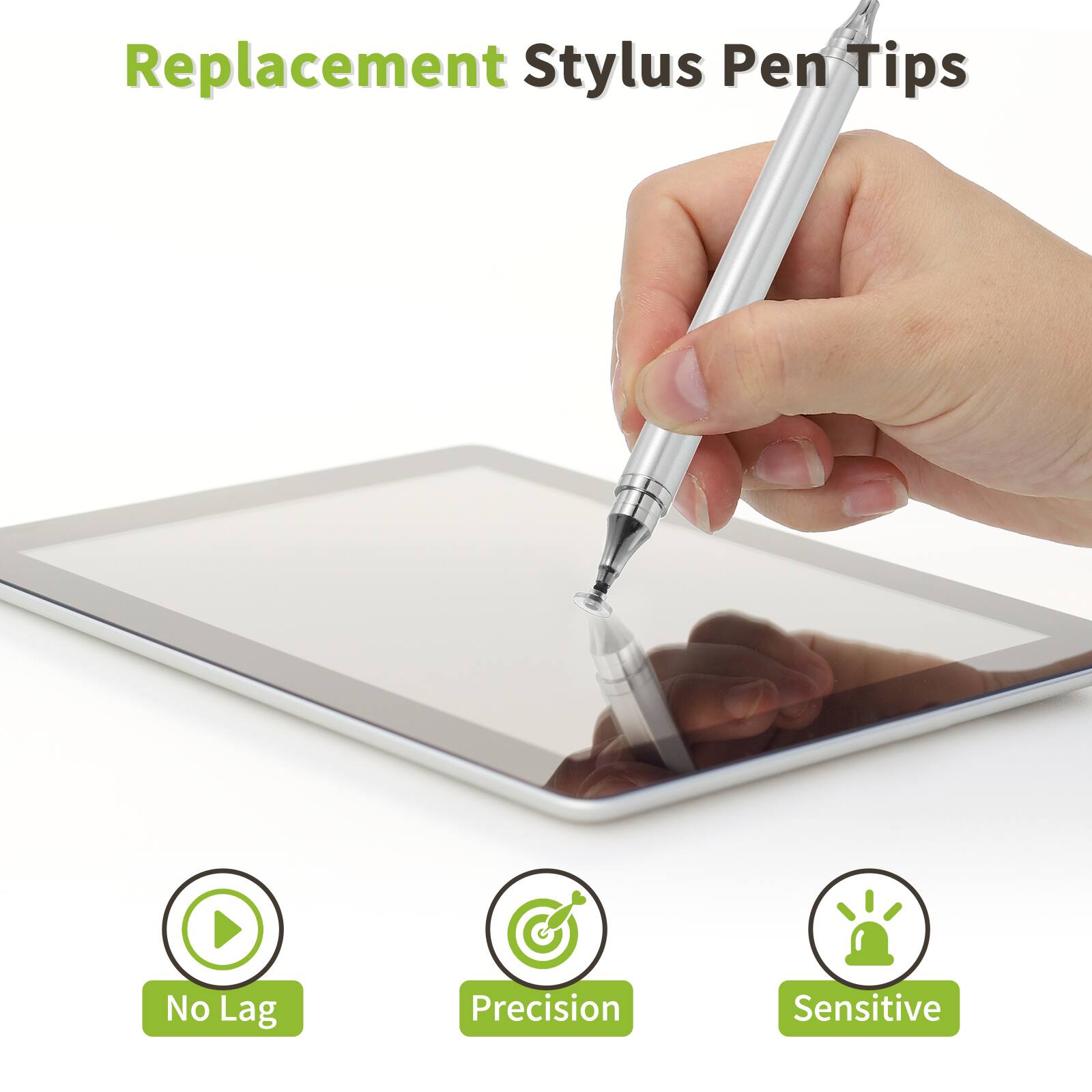 Replacement Stylus Pen Tips

- No Lag
- Precision
- Sensitive
