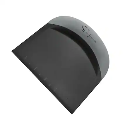Front. Empava - 5-in Mini Dough Scraper Cake Decoration Pizza Cutter - Black & Grey.