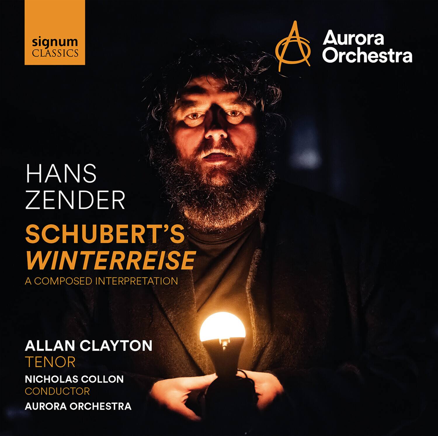 signum CLASSICS  
Aurora Orchestra  
HANS ZENDER  
SCHUBERT'S WINTERREISE  
A COMPOSED INTERPRETATION  
ALLAN CLAYTON TENOR  
NICHOLAS COLLON CONDUCTOR  
AURORA ORCHESTRA
