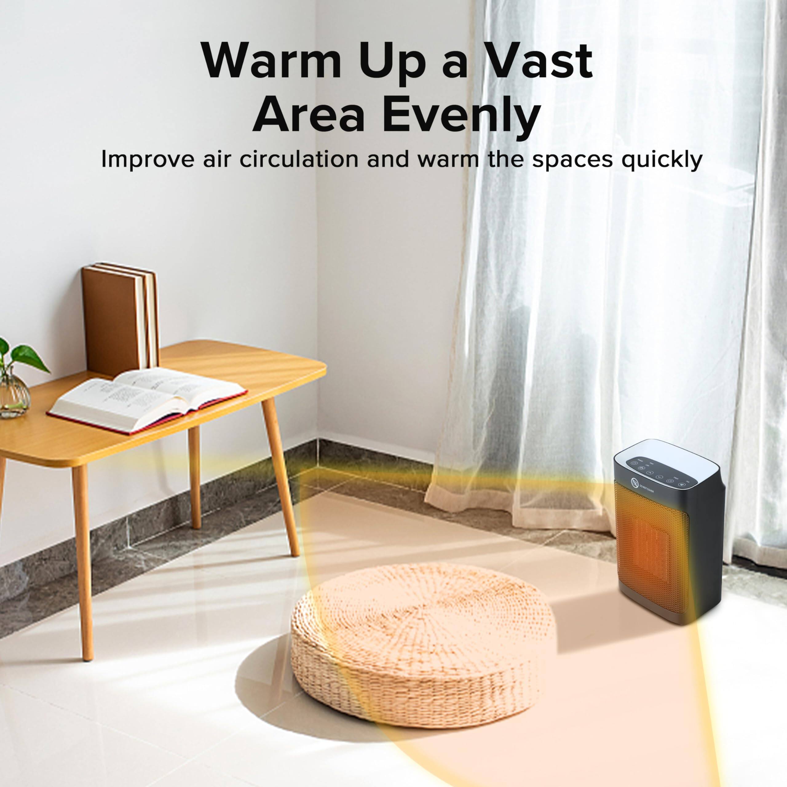 Warm Up a Vast Area Evenly

Improve air circulation and warm the spaces quickly