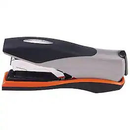 Swingline - Optima 40 Reduced Effort Desk Stapler, 40-Sheet Capacity - Silver/Black