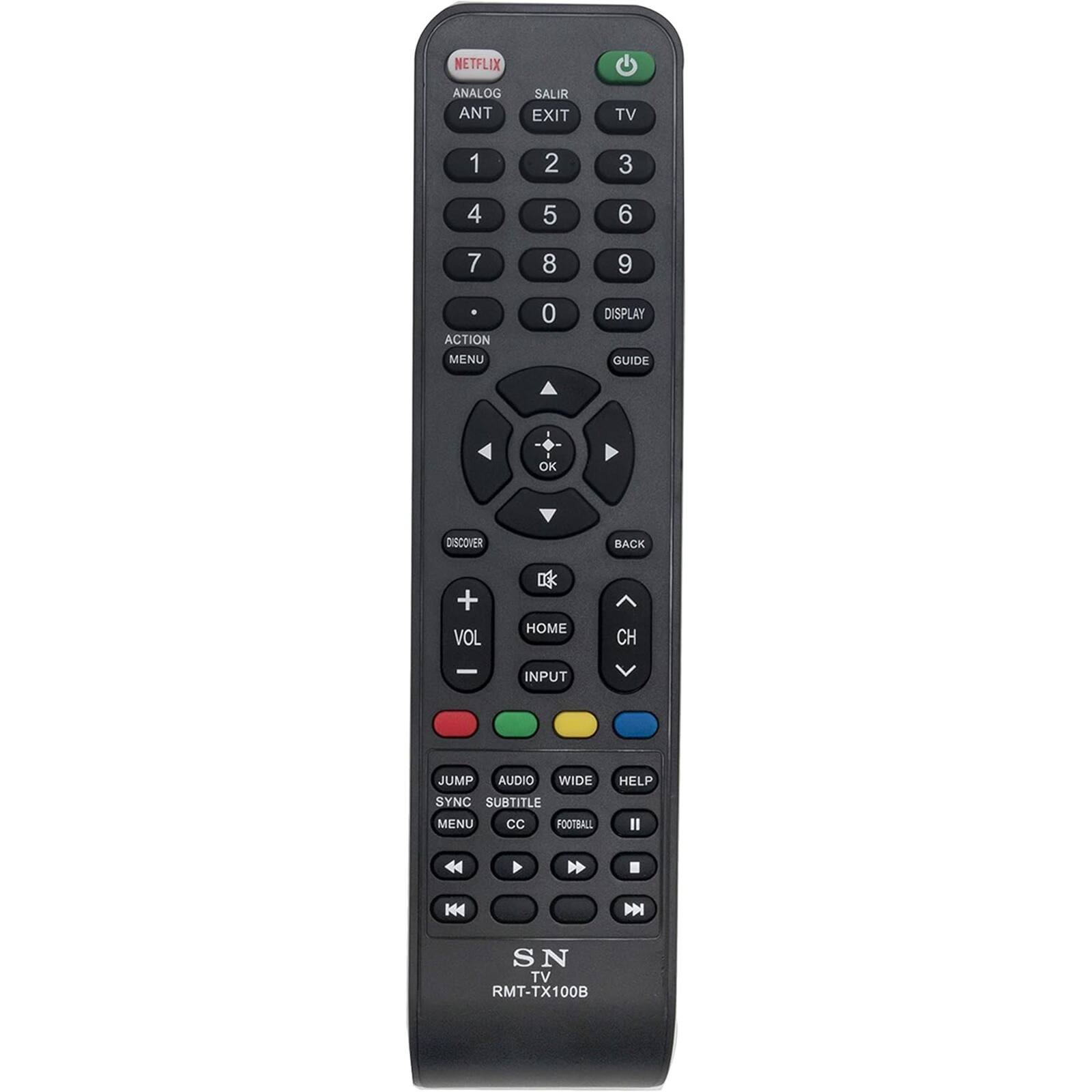 ZdalaMit - RMT-TX100B Replacement Remote for Sony TV XBR-55X855C XBR-65X855C XBR-75X855C Xbr-65x857c Xbr-55x857c KDL-55W805C - Black