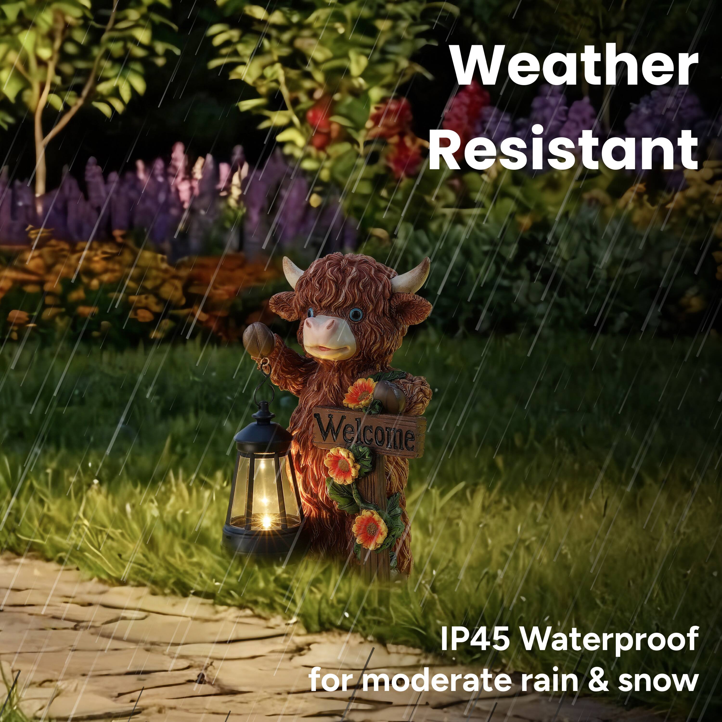 Weather Resistant  
IP45 Waterproof for moderate rain & snow