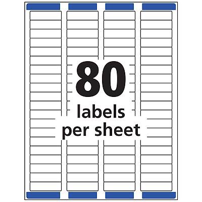80 labels per sheet
