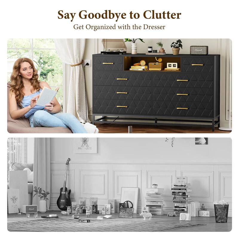 Say Goodbye to Clutter  
Get Organized with the Dresser