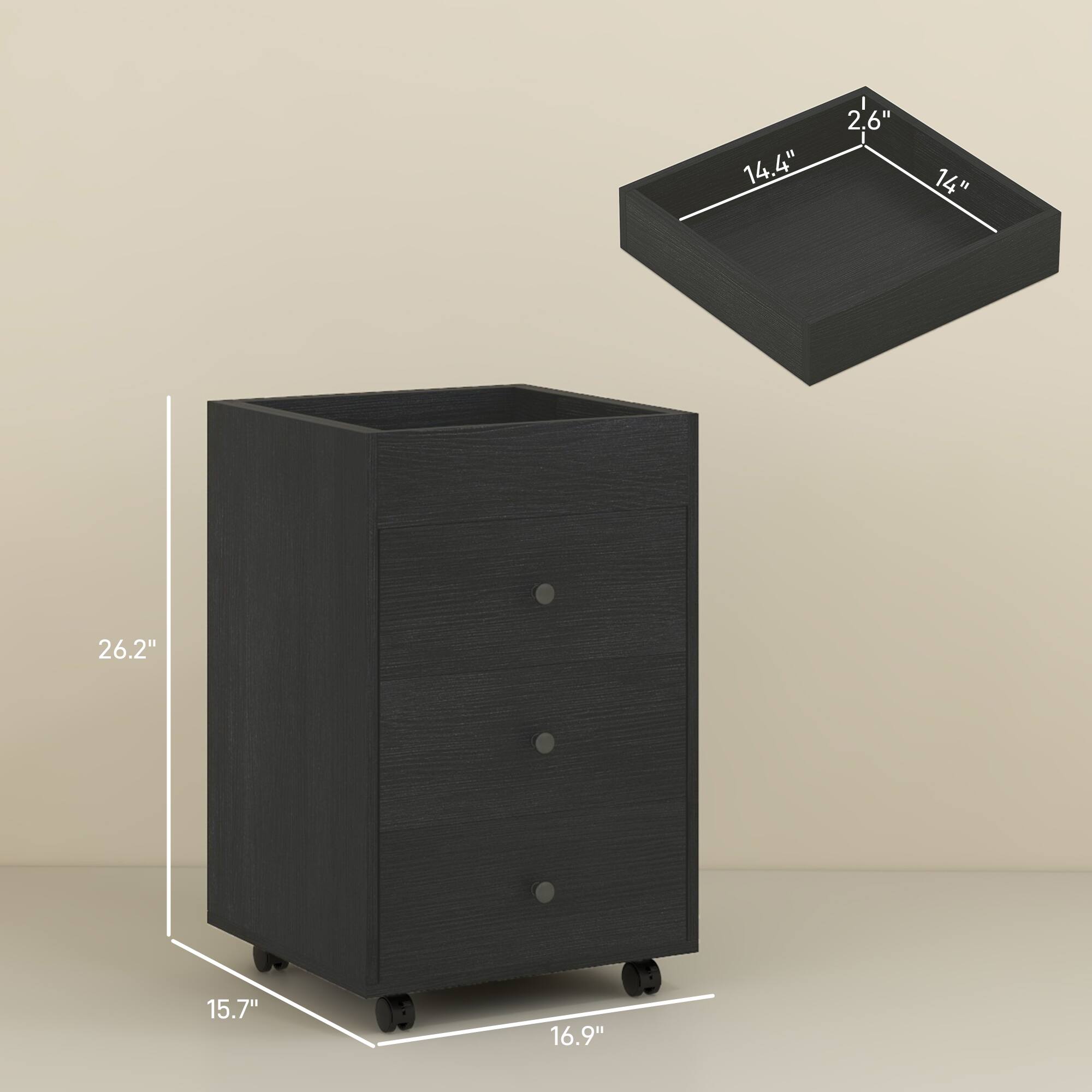 14.4" x 2.6" x 14"  
26.2" x 15.7" x 16.9"