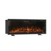 Front. Boyel Living - 60 in. Wall Mounted Standing Electric Heater Electric Fireplace - Black.