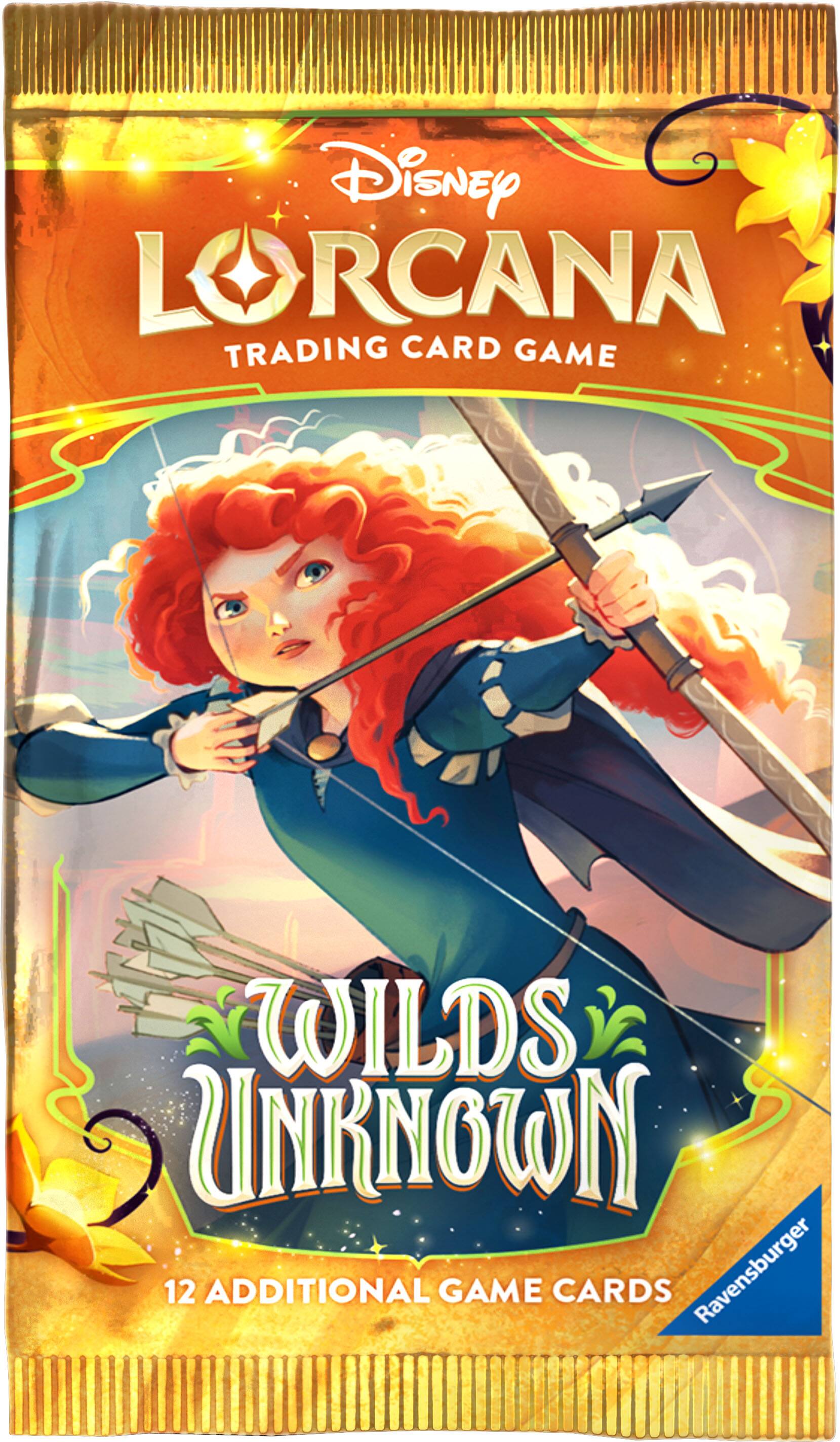 Disney LorCana Trading Card Game  
Wilds Unknown  
12 Additional Game Cards  
Ravensburger