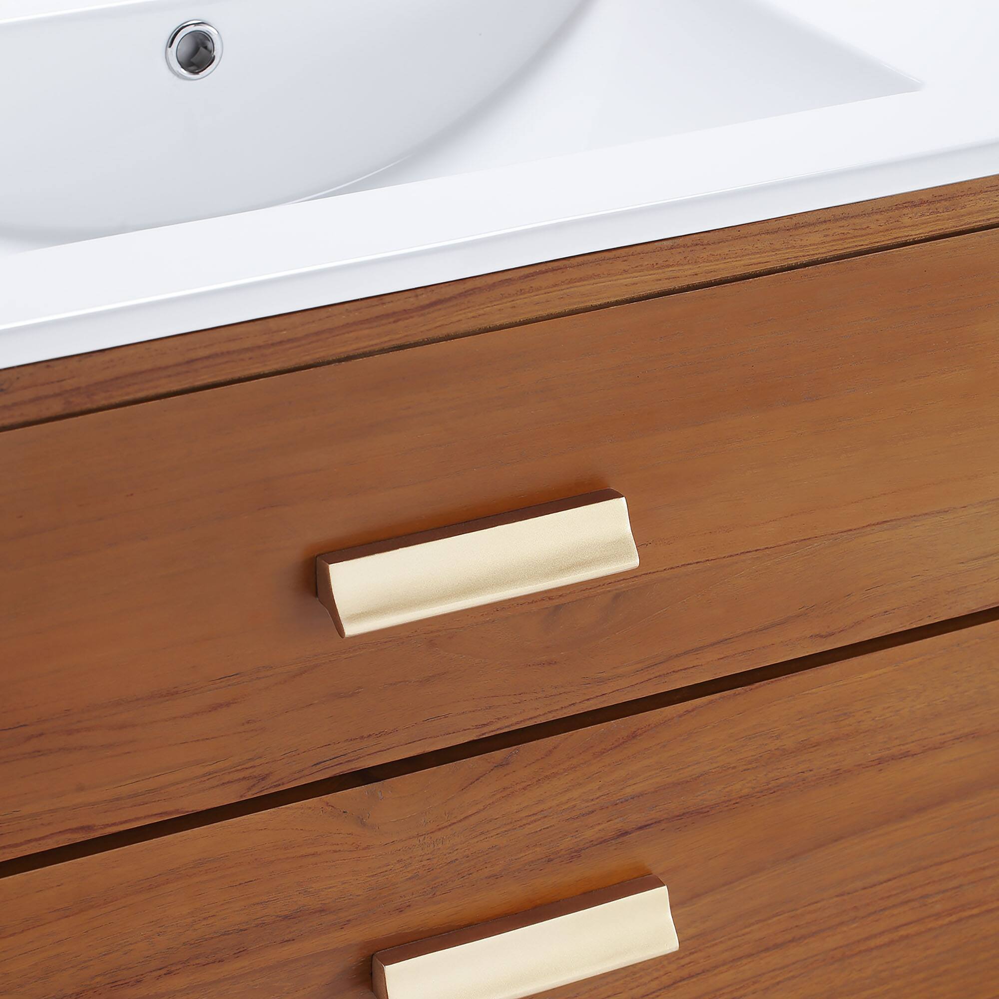 Alt View 6. Modway - Cassia Bathroom Vanity Basin Included - Natural White.