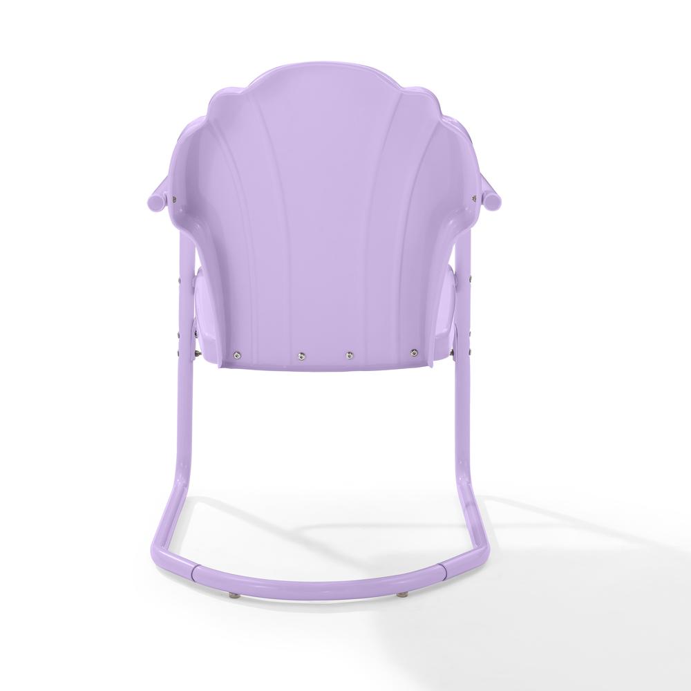 Alt View 3. Crosley Furniture - Tulip 2Pc Retro Outdoor Chair Set - Purple.