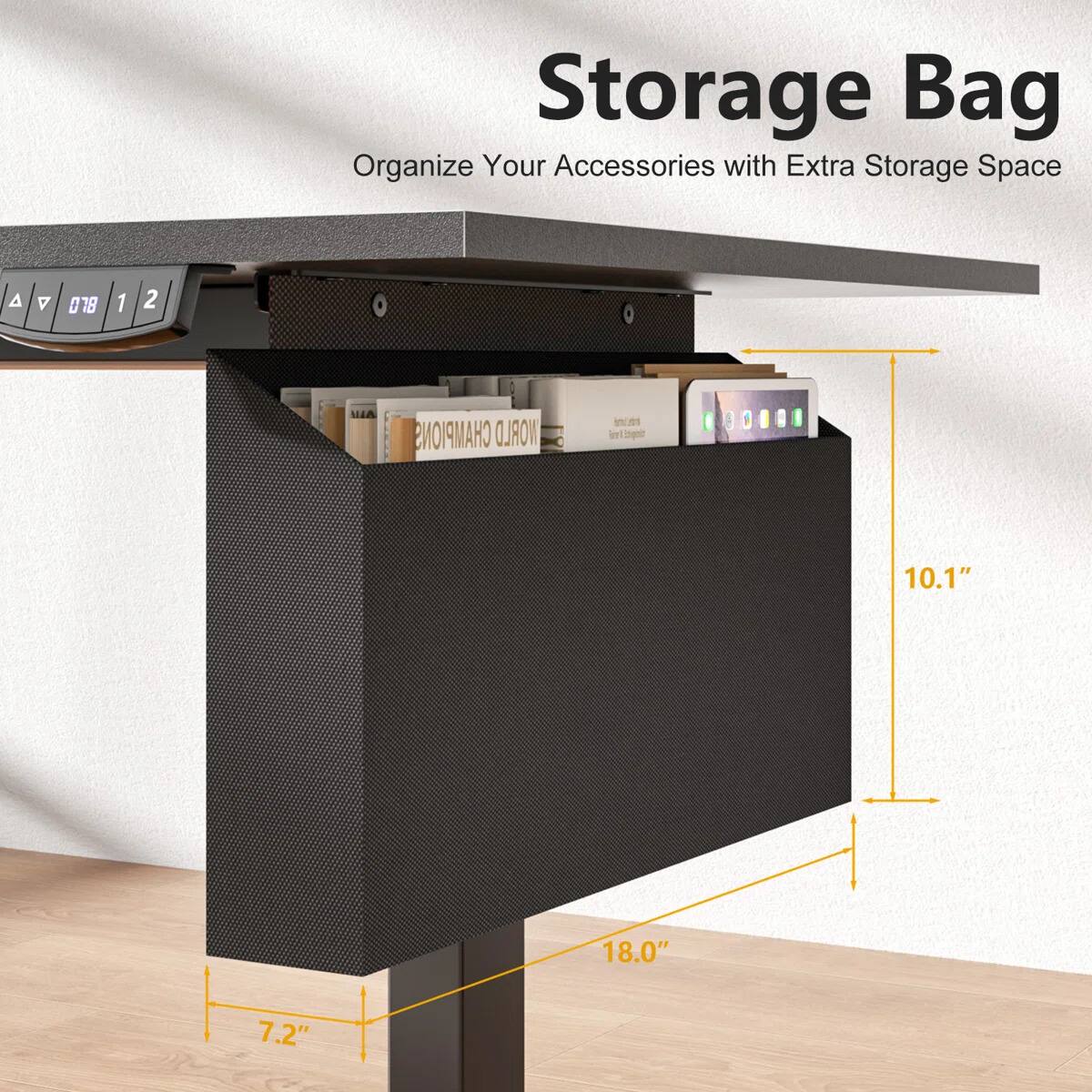 Storage Bag: Organize Your Accessories with Extra Storage Space

A V 018 1 2 MA CHAMPIONS WORLD

Dimensions: 10.1" x 18.0" x 7.2"