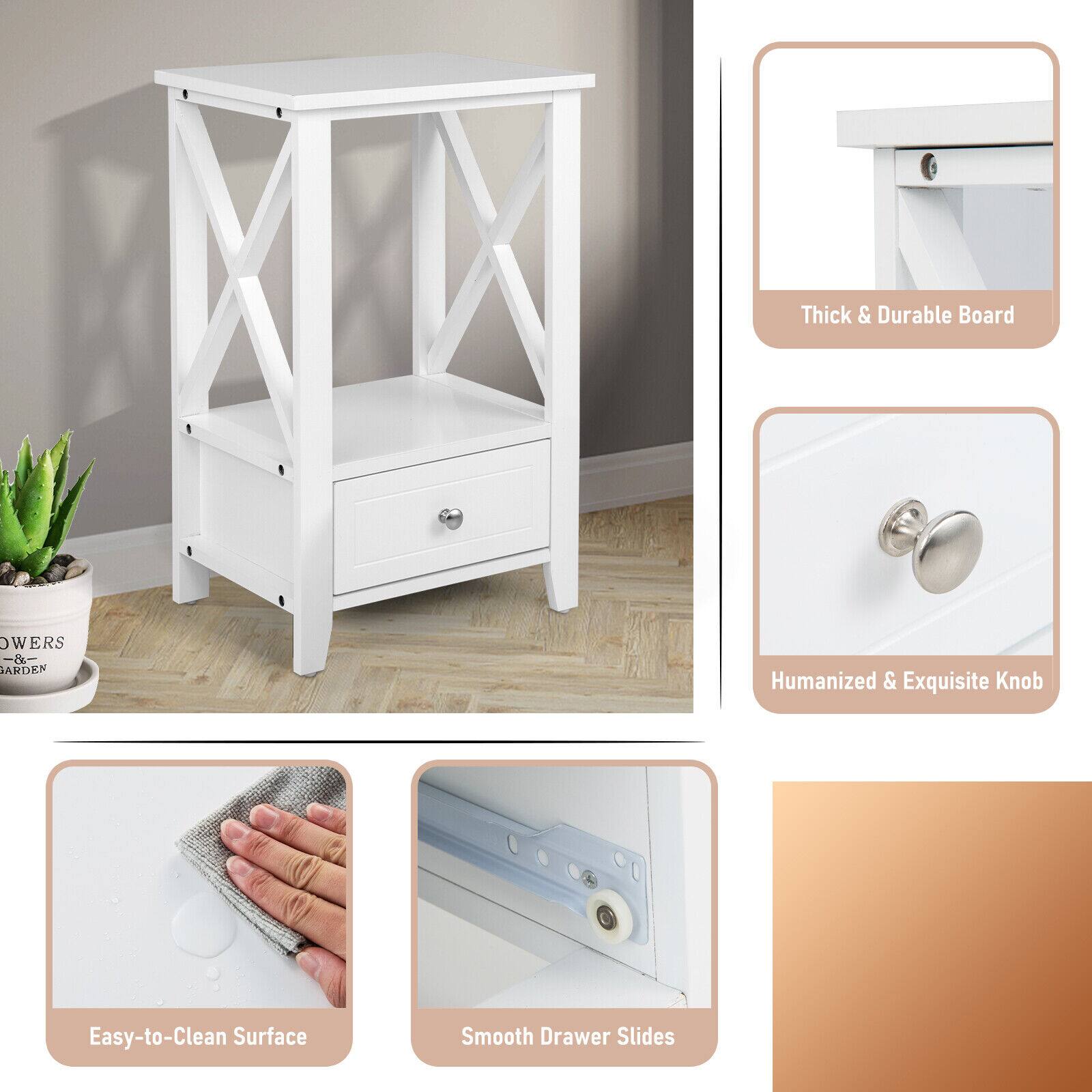 Thick & Durable Board

Humanized & Exquisite Knob

Easy-to-Clean Surface

Smooth Drawer Slides