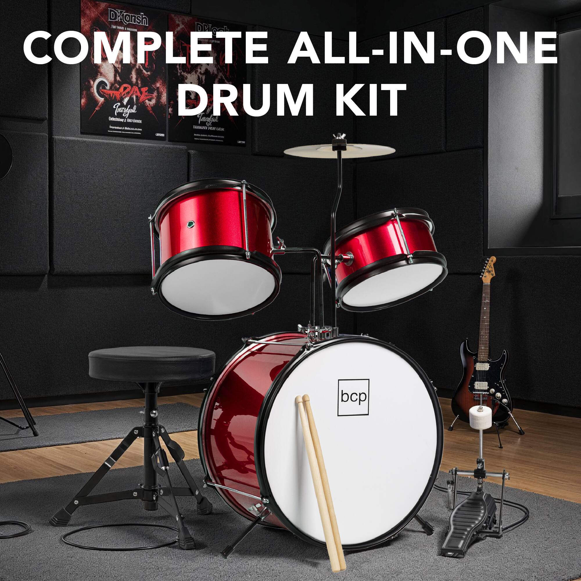 D'Addario - DDiglitch COMPLETE ALL-IN-ONE COAE DRUM KIT