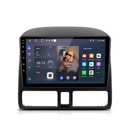 Junsun - For Honda CRV 2001-2006 9" 4 Core 2+64GB Android 14 carplay Car Stereo Radio GPS Navi WIFI RDS SWC FM Bluetooth - Black