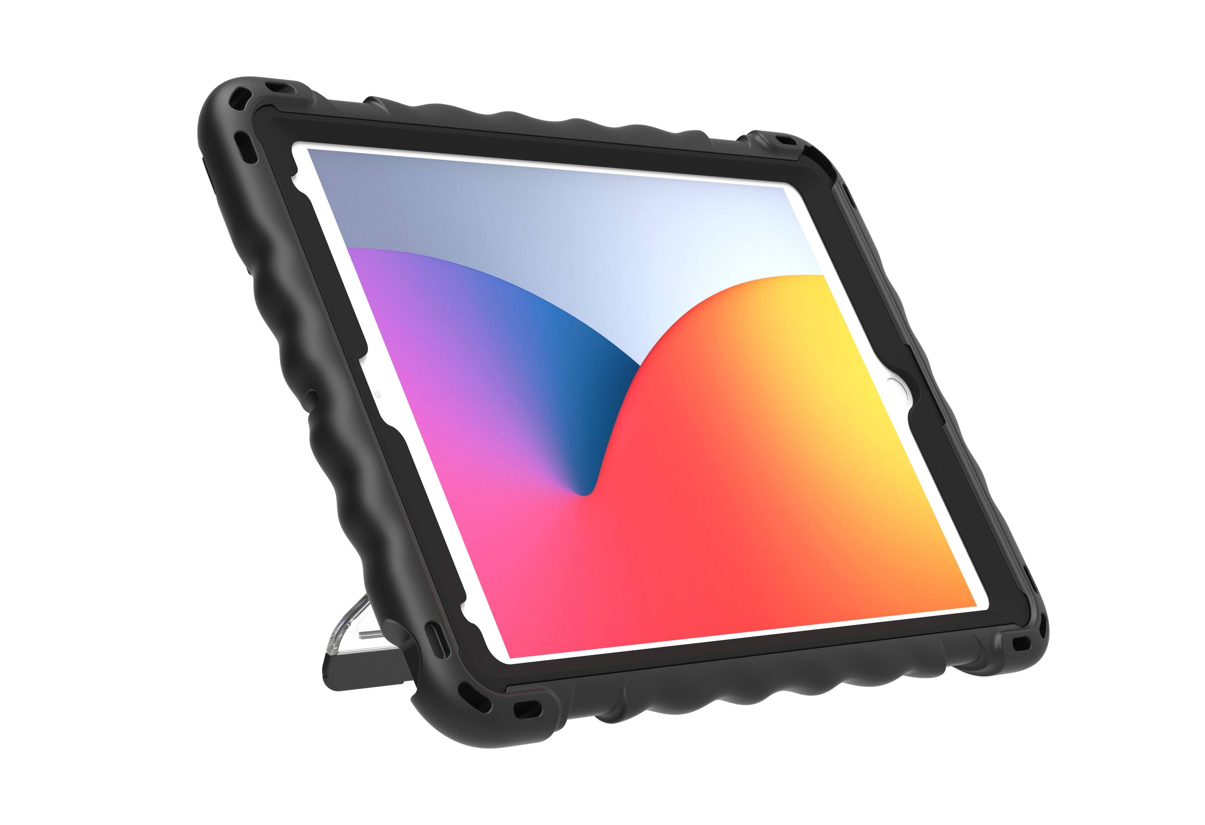 Back. Techprotectus - ShockProof Protective iPad rugged case for New 10.2 Inch - Black.