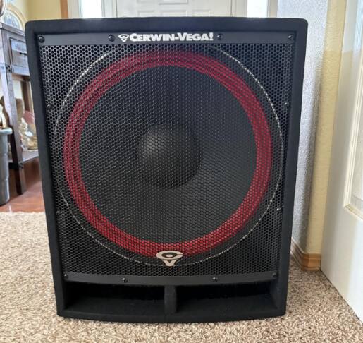 Back. Cerwin Vega - CERWIN-VEGA CVi-118S 18" Dedicated Passive Subwoofer - Black.