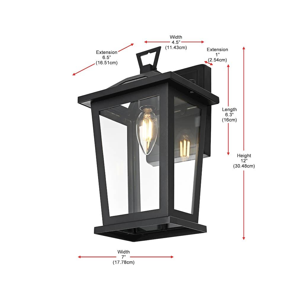 Elegant Lighting - Berks 7 inch Outdoor Pendant - Black price history on PriceWatchPro
