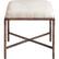 Alt View 3. Meridian Furniture - Valley Beige Chenille Fabric Bench - Beige.