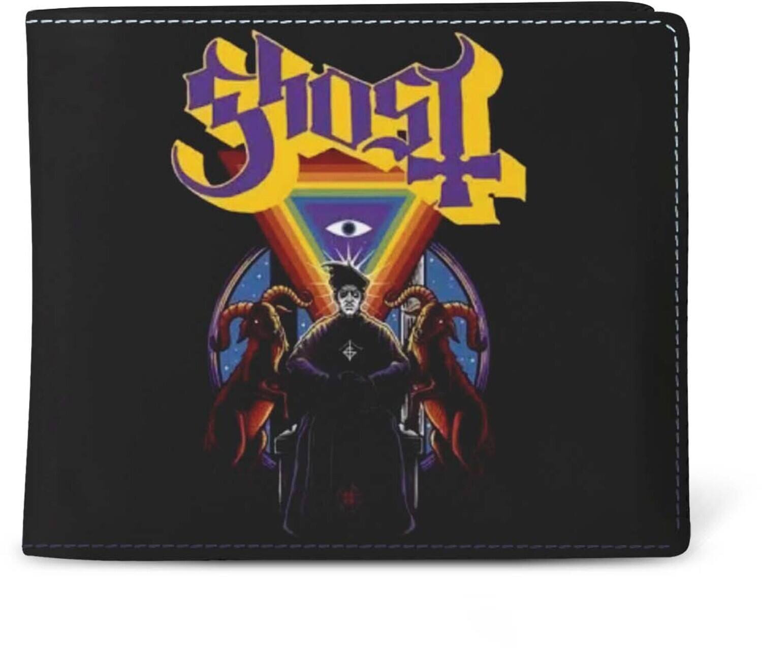 Front. PopMarket - Ghost - Rocksax - Ghost - Alchemist - Wallet with Coin Pocket (Black) - Multicolor.
