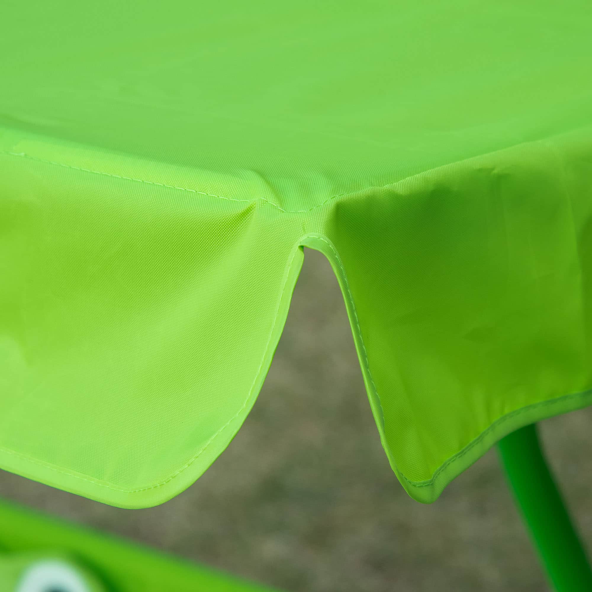 Alt View 8. Outsunny - Patio Swing, Adjustable Canopy Swing Glider, Kids Outdoor Swing Chair with 2 Seats - Green.