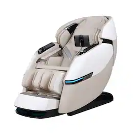 Osaki - Vivo AI Dual Mech™ 4D+2D Zero Gravity Massage Chair with Triple Arm Rollers - Beige
