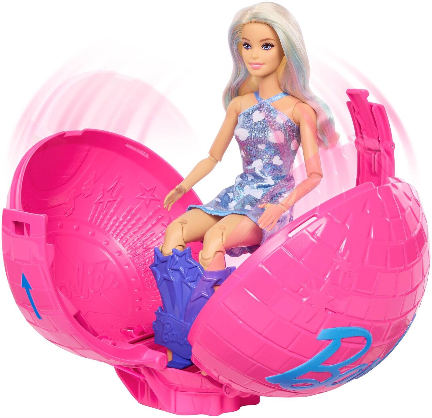 Alt View 4. Mattel - Barbie Team Barbie Roll & Reveal Pop Star Doll & Accessories, Blonde   - COLLECTIBLES - Multicolor.