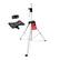 The text on the image is: "6FT Universal Tripod Speaker Stand."
