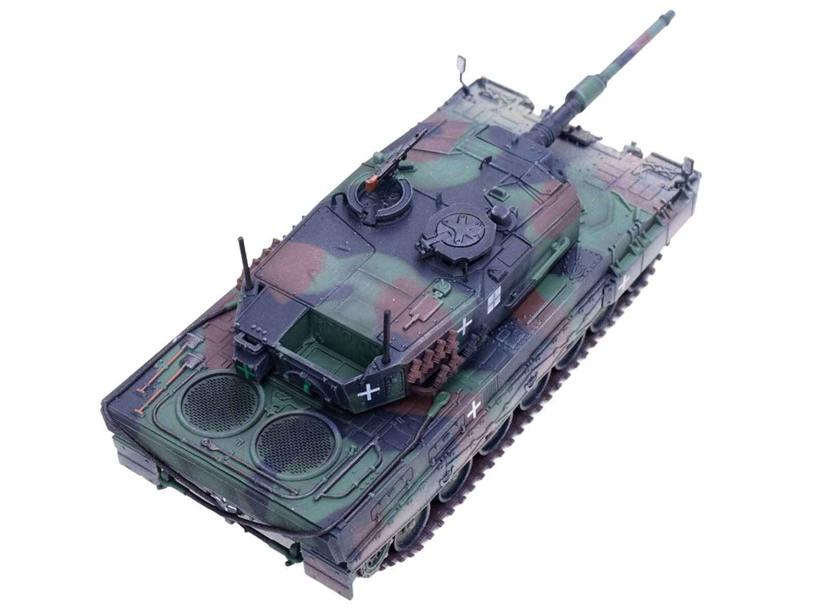 Alt View 5. Panzerkampf - Leopard 2A4 Main Battle Tank with Snorkel "3-Tone Camouflage" Ukrainian Army "Armor Premium" 1/72 Model by Panzerkampf.