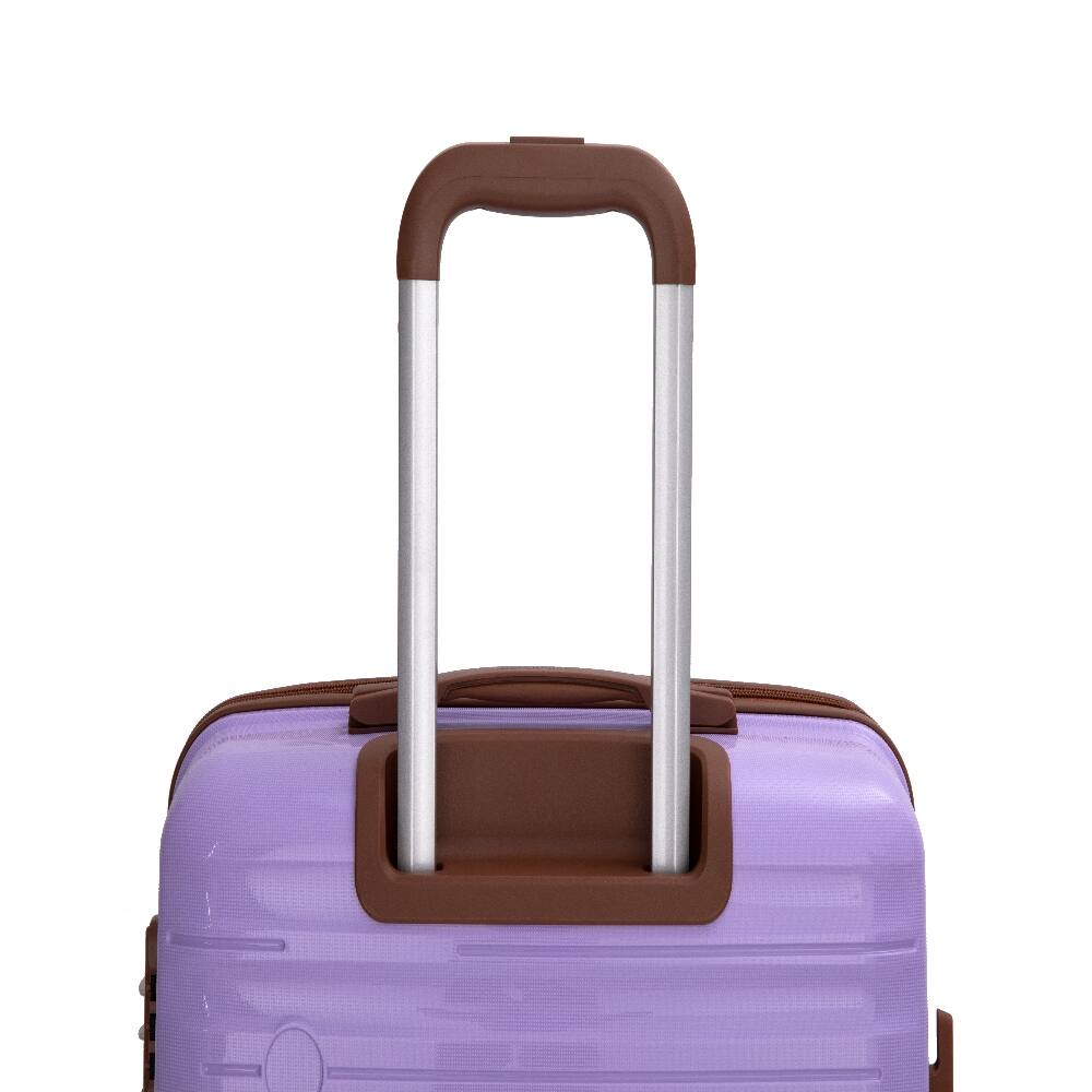 Alt View 3. Ropilly - Ropilly 5 piece hardshell luggage set Lavender with TSA Lock 20 24 28 Inch - Lavender.
