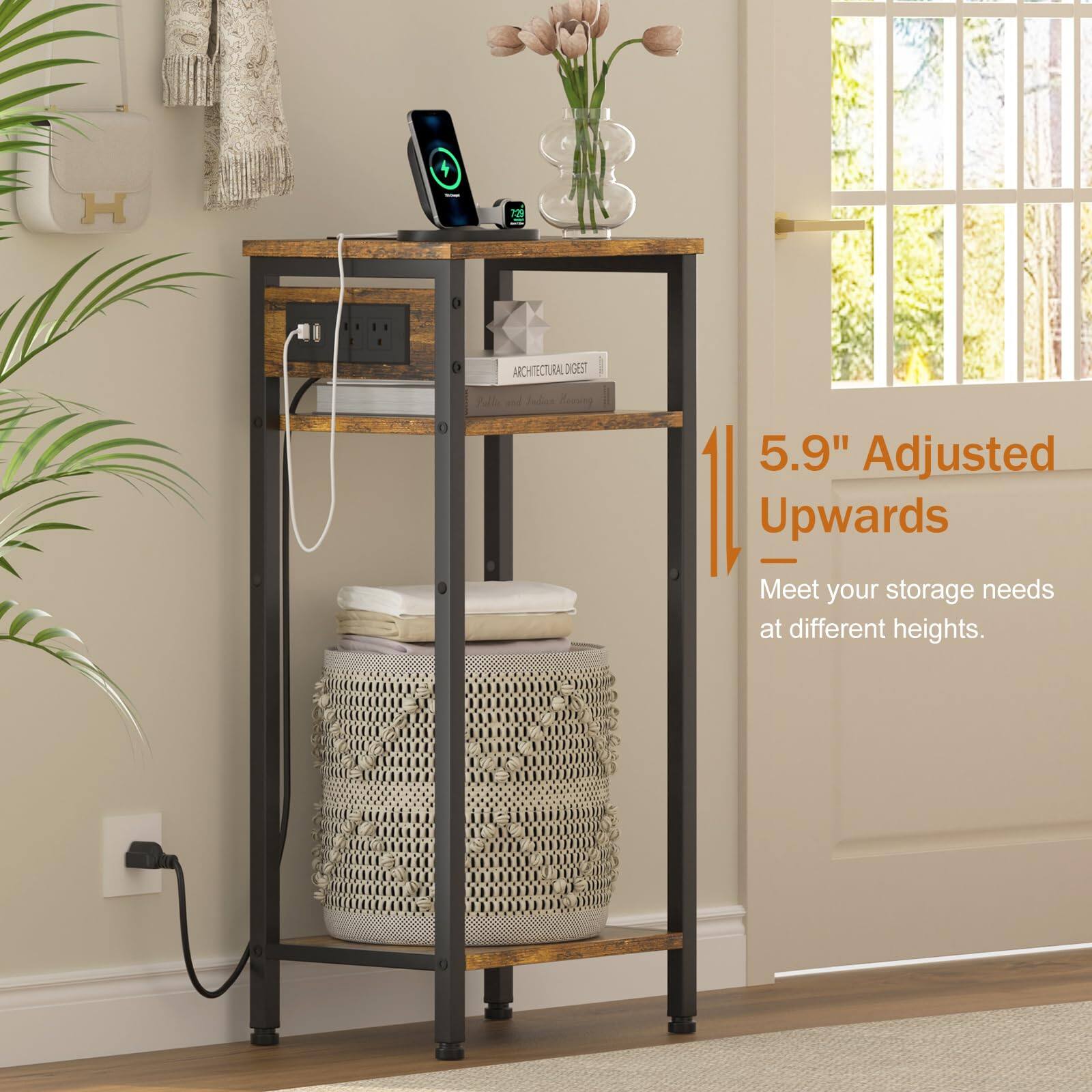 H 1 B ARCHITECTURAL DIGEST

5.9" Adjusted Upwards

Meet your storage needs at different heights.