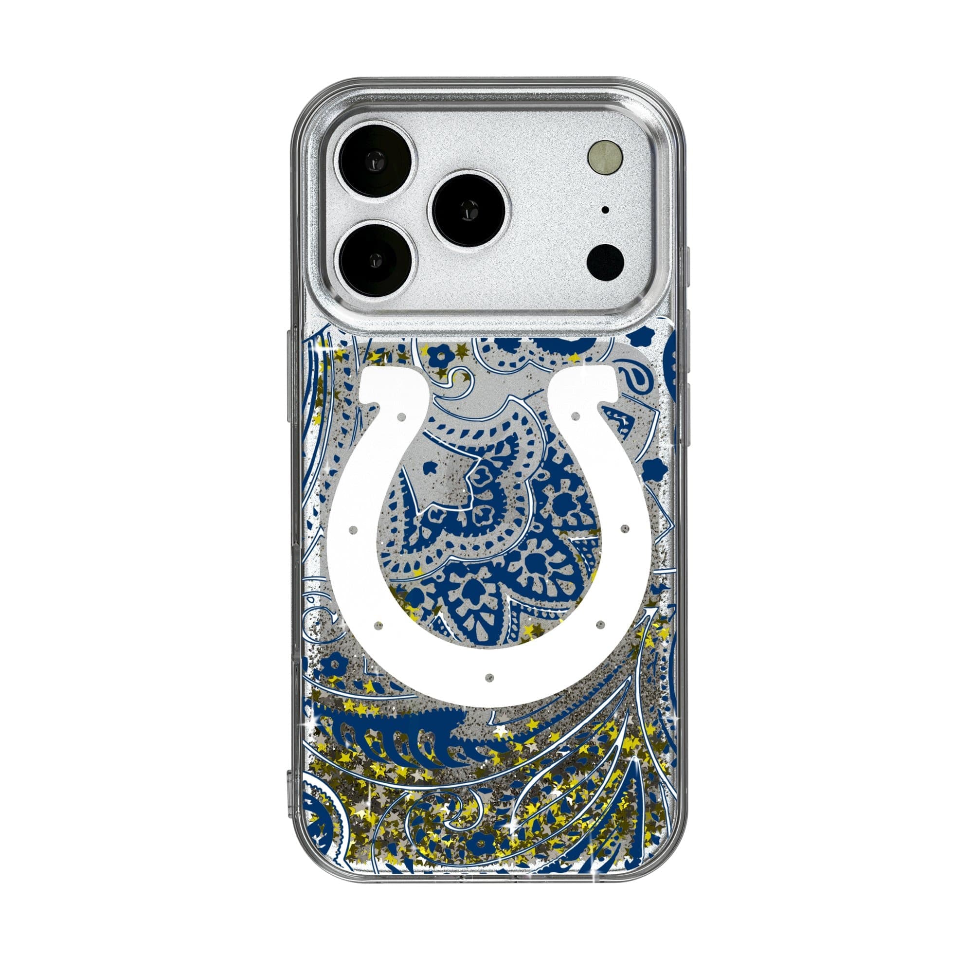 Keyscaper - NFL - Indianapolis Colts iPhone Paisley Design Glitter Case - 17 - Multicolor price history on PriceWatchPro