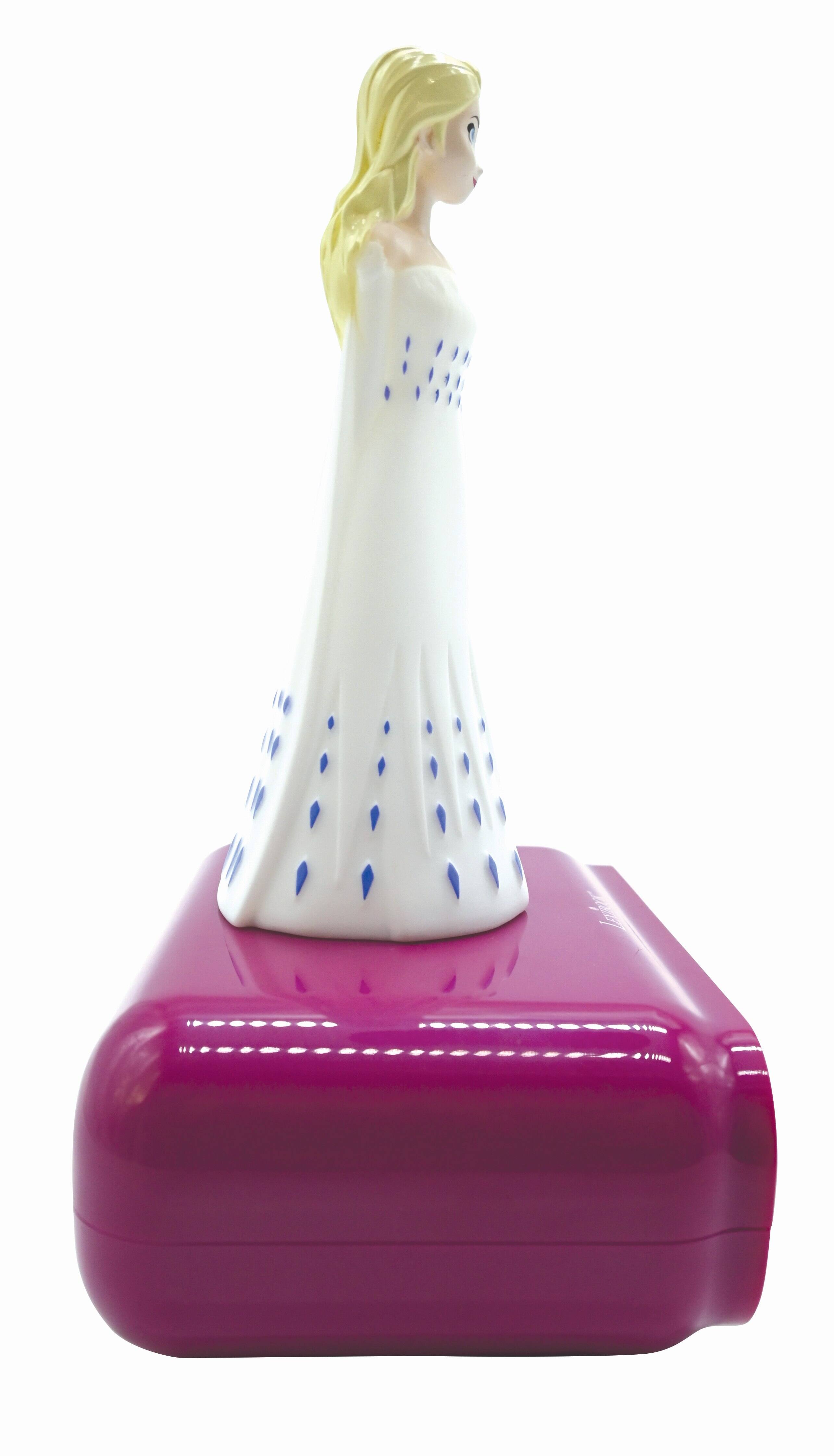 Alt View 2. Lexibook - Disney Frozen Alarm Clock with 3D Night Light & Sound Effects - PURPLE.