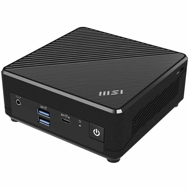 Cubi N ADL-021US NUC form factor Mini PC - Intel Celeron N100 - 4 GB - 128 GB SSD Win11 PRO - MSI NUC PC Fully - Black