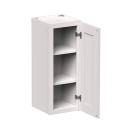 Boyel Living - 12-in W x 30-in H x 12-in D Shaker RTA Kitchen Wall Cabinet with Soft-Close Doors - Glacier White