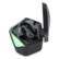 Left. Emerson - Emerson Gaming True Wireless Bluetooth® Earbuds with Charging Case - Black.