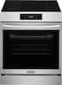 Frigidaire - Gallery 30 in. Wide 5 elements 6.2 Cu. Ft. Slide-In Electric Induction Range with Stone-Baked Pizza and 15+ Ways to Cook - Stainless Steel