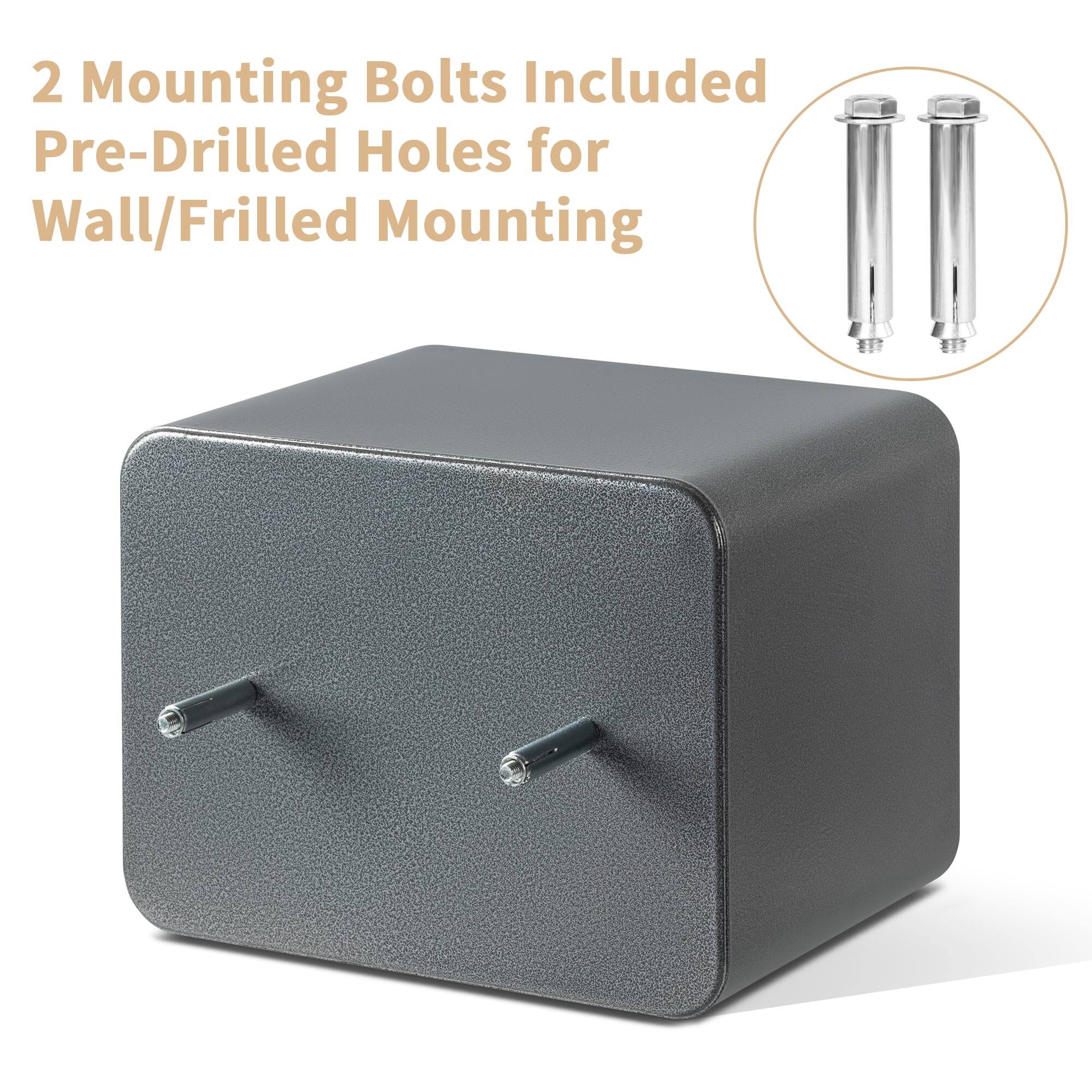 2 Mounting Bolts Included  
Pre-Drilled Holes for Wall/Frilled Mounting