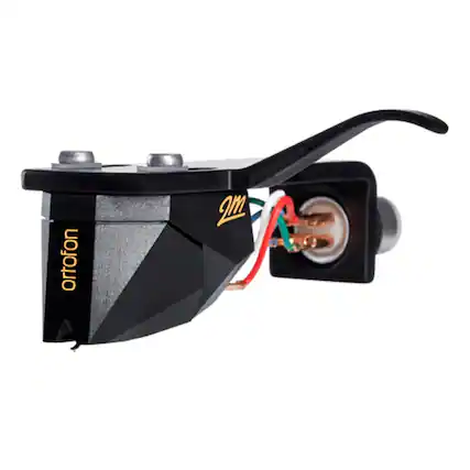 Front. Ortofon - Ortofon 2M Black Premounted MM Phono Cartridge - Black.