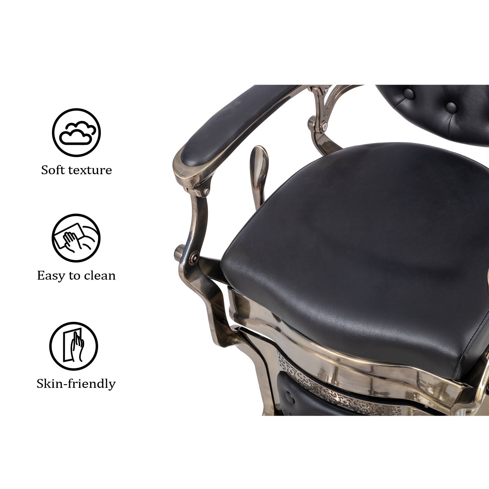 Soft texture  
Easy to clean  
Skin-friendly