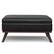 Alt View 12. Simpli Home - Owen XL Square Coffee Table Storage Ottoman - Distressed Black.