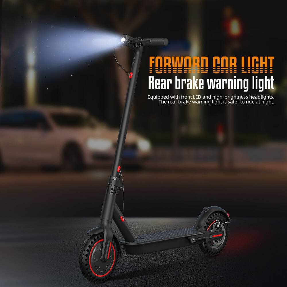 FORWARD CAR LIGHT  
Rear brake warning light  
Equipped with front LED and high-brightness headlights.  
The rear brake warning light is safer to ride at night.