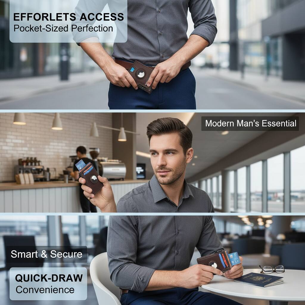 EFFORLETS ACCESS  
Pocket-Sized Perfection  

Modern Man's Essential  

Smart & Secure  
QUICK-DRAW Convenience