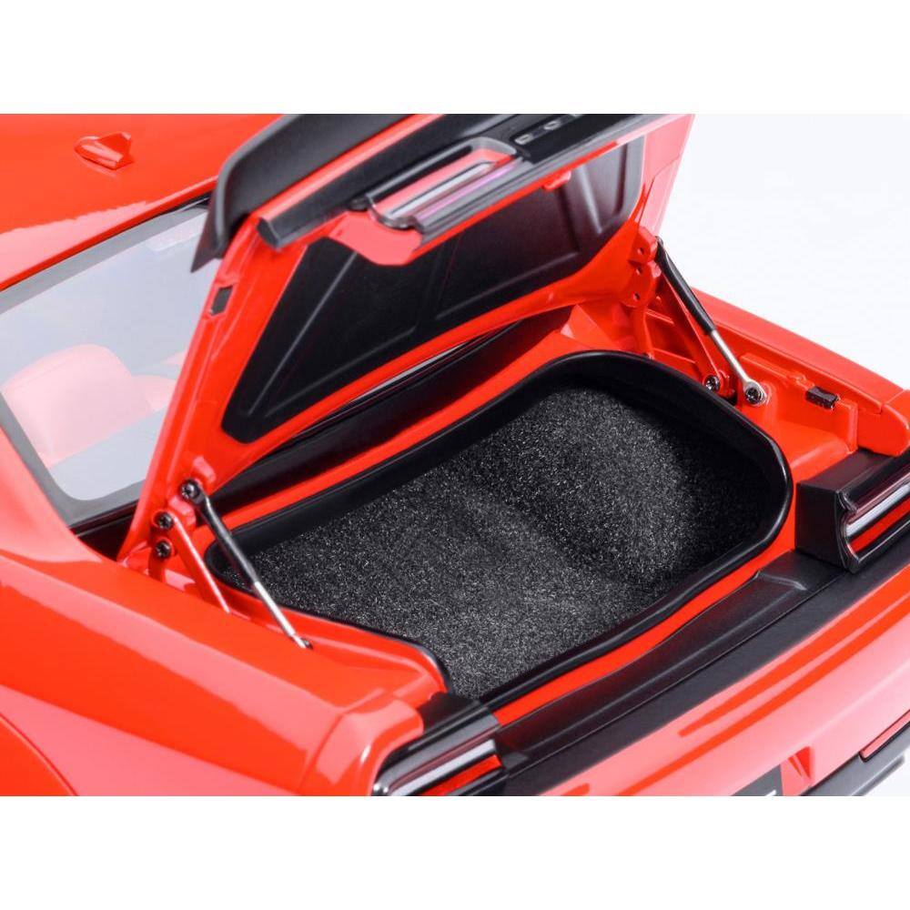 Alt View 1. Autoart - 2022 Dodge Challenger SRT Jailbreak Torred with Red Interior 1/18 Model Car by Autoart - Red.