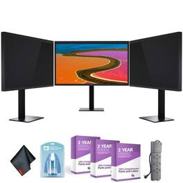 LG - 27" Class Ultrafine 5K IPS LED Monitor (27" Diagonal) Three Monitor Combo (3 Pack) - Triple Monitor