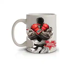 Just Funky - Street Fighter V Ryu 11oz Ceramic Coffee Mug - Red