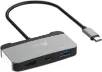 j5create - USB-C to USBTM 10Gbps & HDMITM 4K144Hz Adapter - Space Gray/Black - Front_Zoom