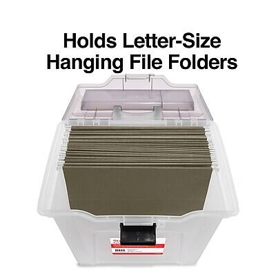 Holds Letter-Size Hanging File Folders