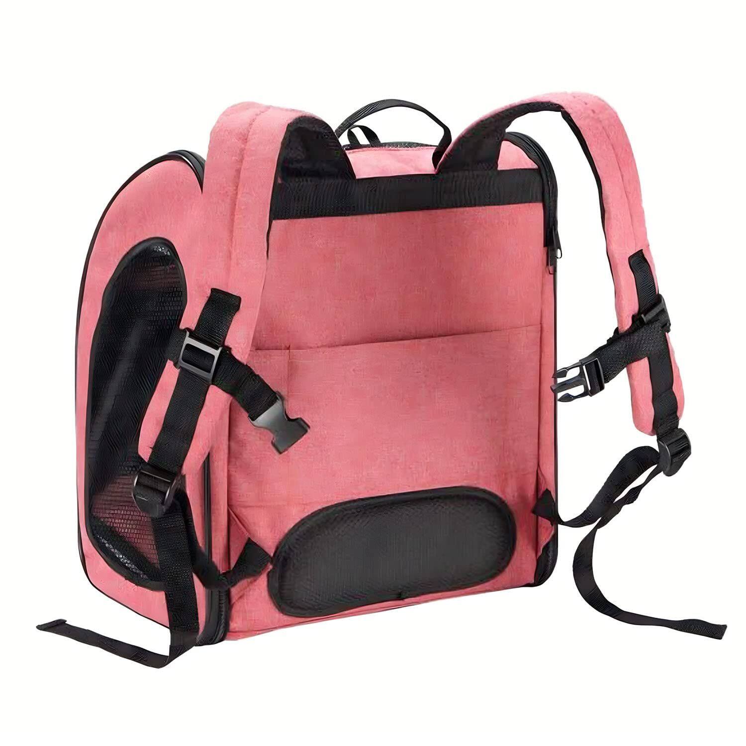 Left. Petique - Petique Pet Backpacker, Pet Carrier for Small Size Pets, Ventilated Backpack Bag for Cats & Dogs.