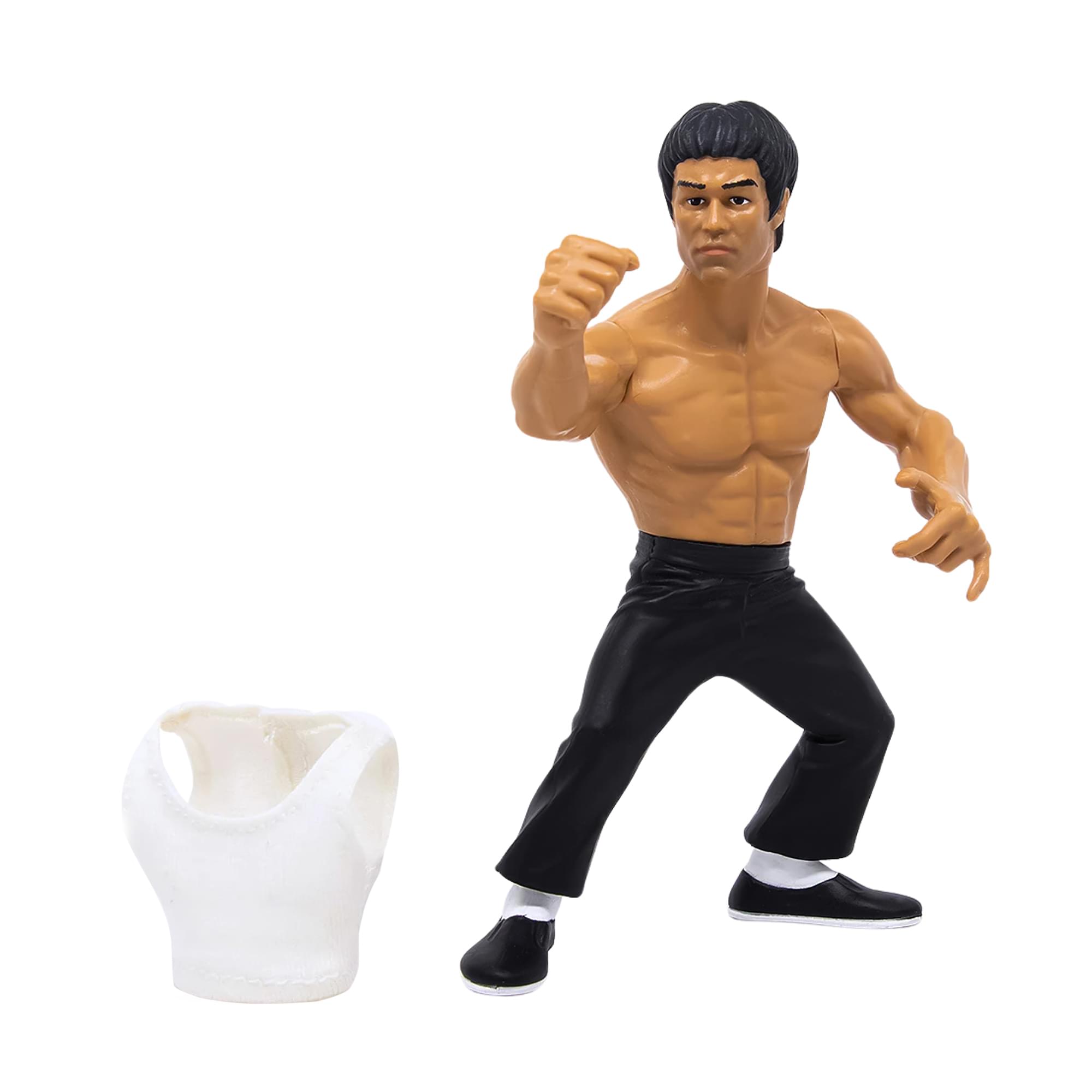Alt View 4. Zombie Sailor's Toys - Bruce Lee Heels and Faces Retro Action Figure | Dragon - Multi-Colored.